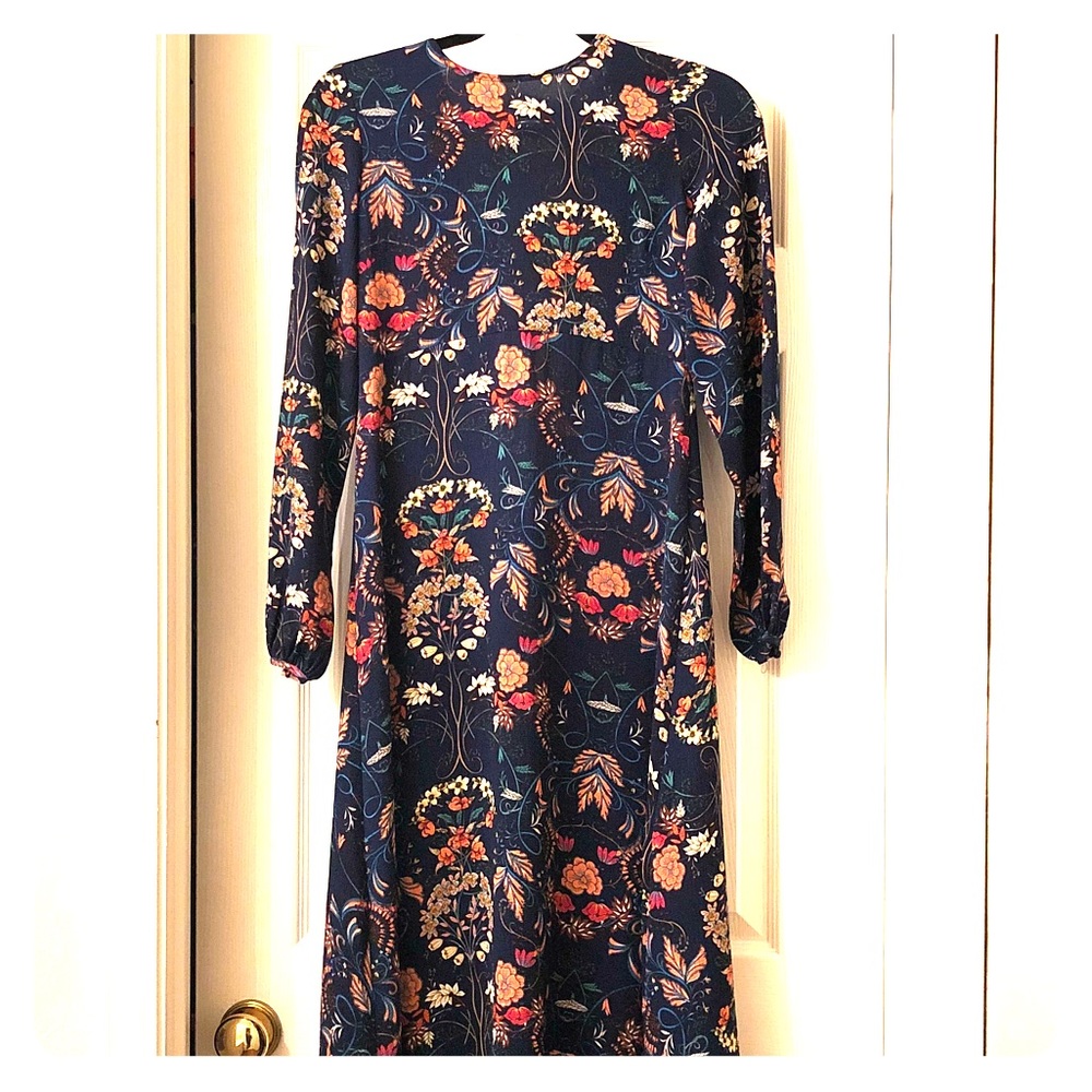Lulu’s Navy Floral Dress